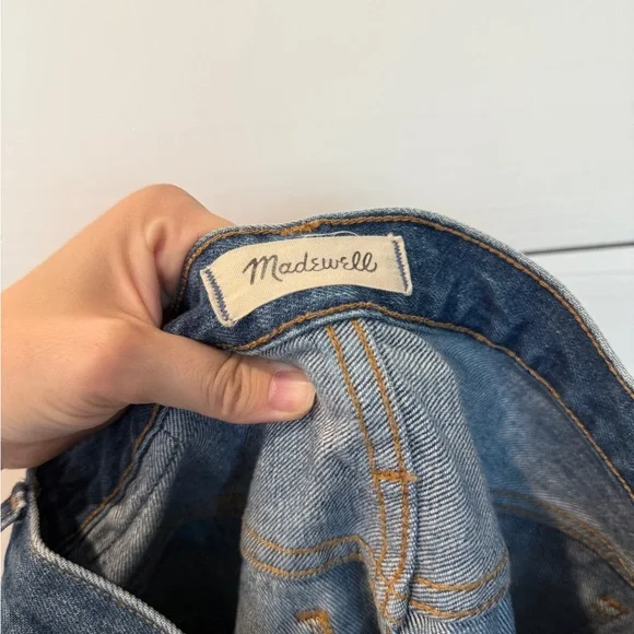 Madewell Flare Wide Leg Jeans in Blue - Picture 3 of 6